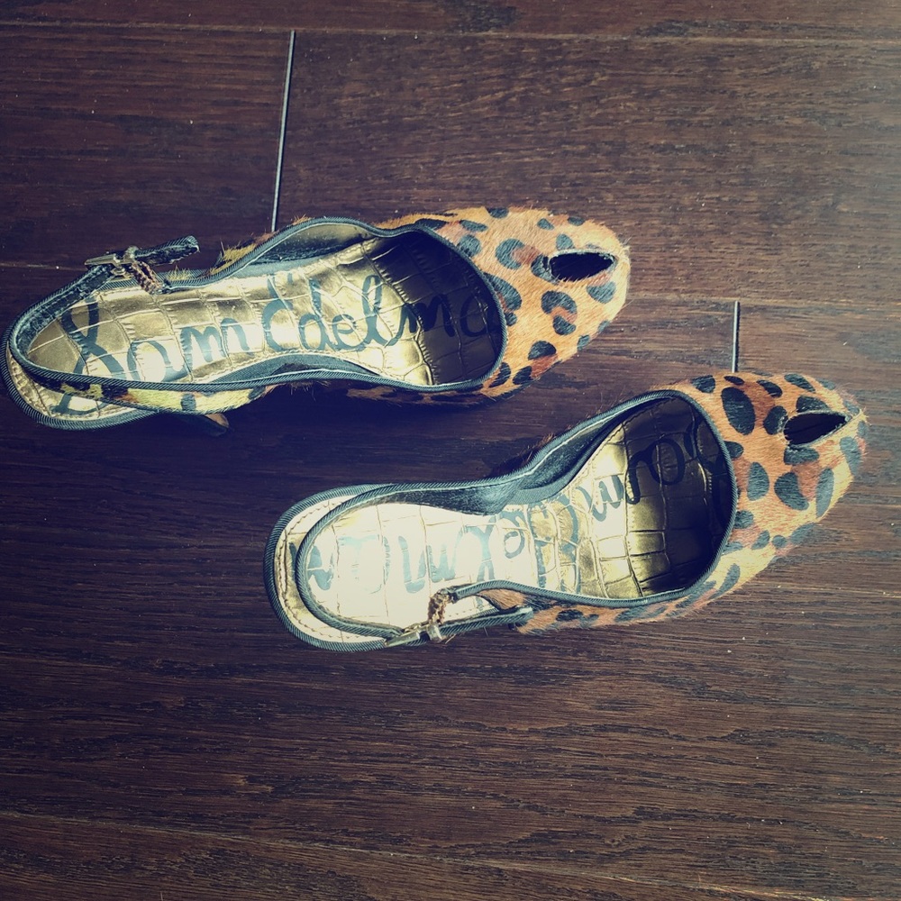 Sam Edelman peep toe heels